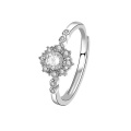 Ready to Ship High Quality 925 Sterling Silver Ring Engagement Adjustable Ring